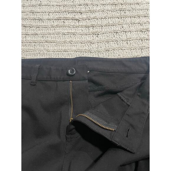 Garnet Hill Dress Pants Stretch Comfort Trousers Size 4 Black 32318 Straight Leg - Picture 9 of 11